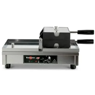 Liège Waffeleisen Pro 180° - Horizontale Drehung - 24 Rechteckige Formen