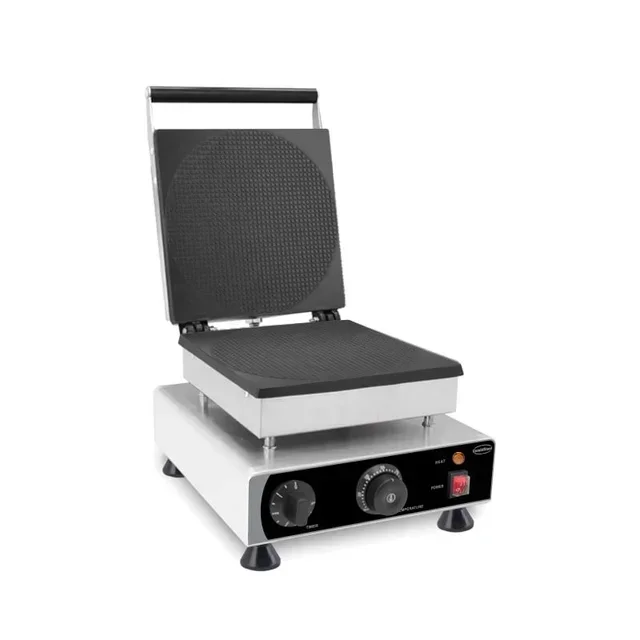 Runder Waffeleisen für Sirupwaffeln - Feine Waffelplatten