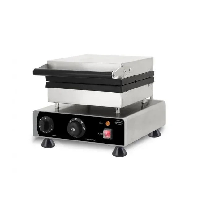 Runder Waffeleisen für Sirupwaffeln - Feine Waffelplatten