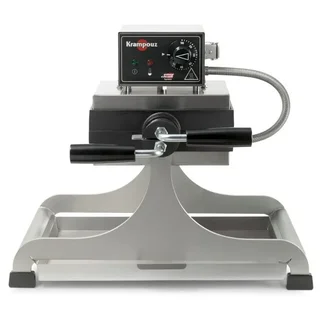 Professional Rotary Waffle Maker 4 Brussels Waffles