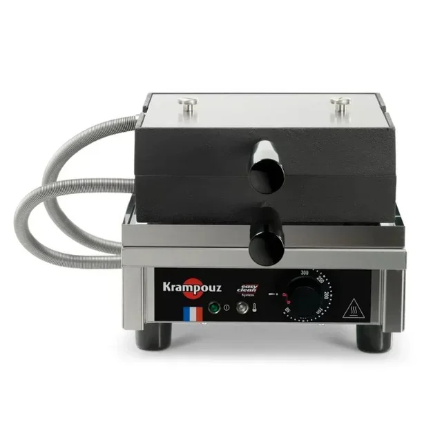 Single Brussels Waffle Maker 180° Opening - 3x5
