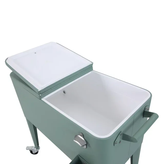 Icy Kühlwagen auf Rädern - Grün