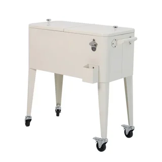 Icy Rolling Cooler - Beige Color