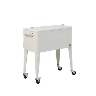 Icy Rolling Cooler - Beige Color