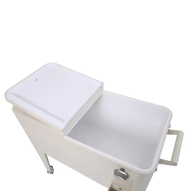 Icy Rolling Cooler - Beige Color