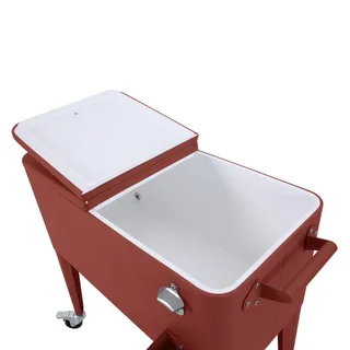 Icy Rolling Cooler - Terracotta Color