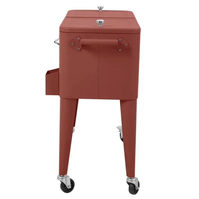 Icy Rolling Cooler - Terracotta Color