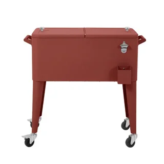 Icy Rolling Cooler - Terracotta Color
