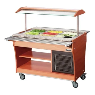Calha para Bandejas de Buffet Aquecido e Refrigerado - 3 x GN 1/1