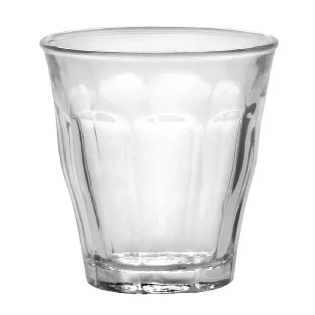 Duralex Picardie Coffee Glasses - 90ml - Set of 6 Stackable Tumblers