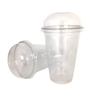 Cocktail-Shaker aus Kristall-PET 400ml - Packung mit 50 Bechern