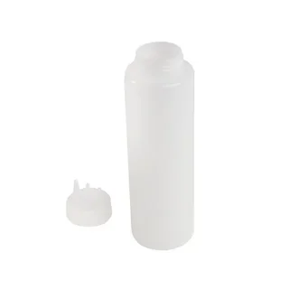 Flexible Transparent Bottle 3 Nozzles 908ml - Soft Flask BPA Free