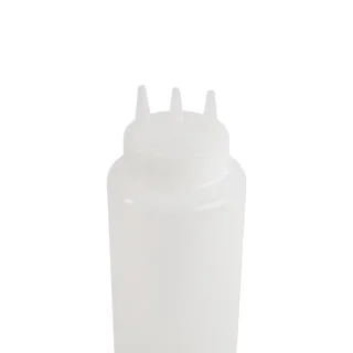 Flexible Transparent Bottle 3 Nozzles 908ml - Soft Flask BPA Free