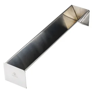 Stainless Steel Triangular Log Gutter - Length 500 mm