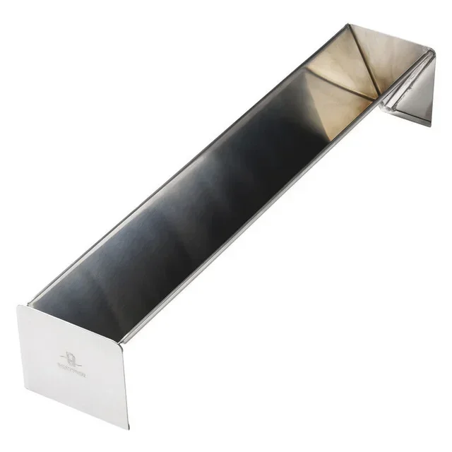 Stainless Steel Triangular Log Gutter - Length 500 mm