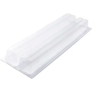 Calha de Cozinha Estriada para Lenha - 590x195 mm - Pack de 10 Unidades