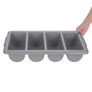 Large Stackable Plastic Cutlery Storage Bin