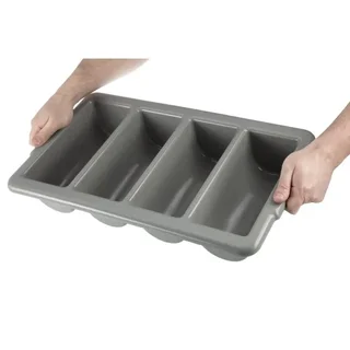 Large Stackable Plastic Cutlery Storage Bin