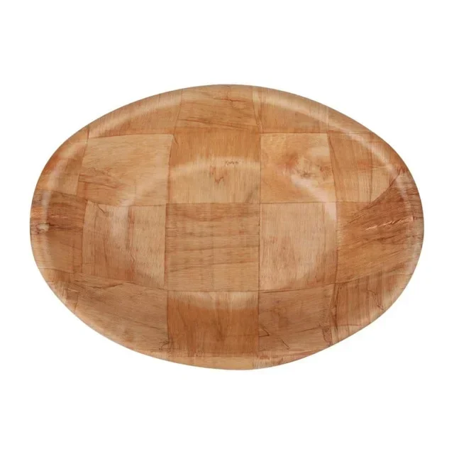 Large Oval Wooden Basket