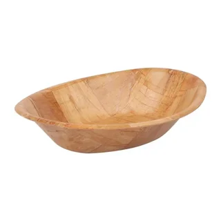 Large Oval Wooden Basket