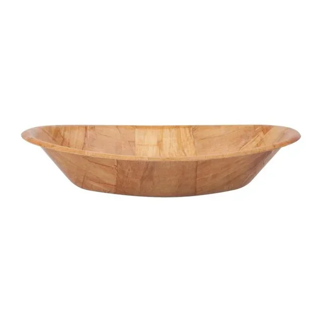 Large Oval Wooden Basket
