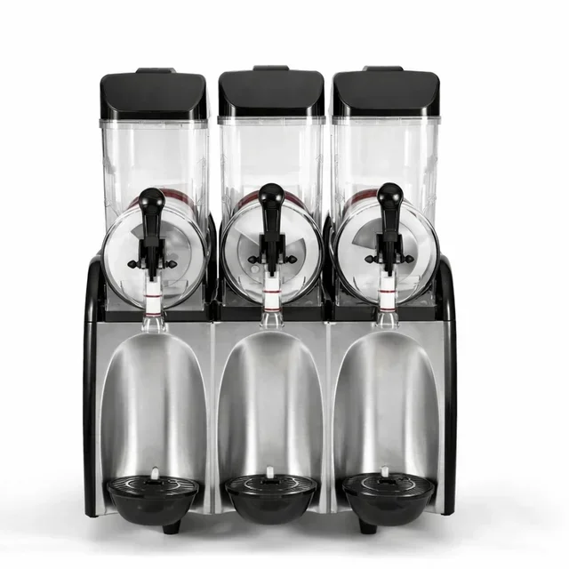 Professional Granita Machine 3 Tanks 12 Liters