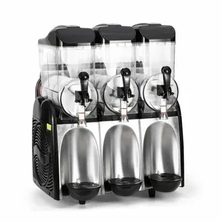 Máquina de Granita Profissional 3 Cubas 12 Litros