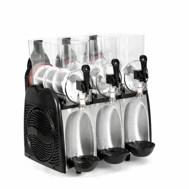 Máquina de Granita Profissional 3 Cubas 12 Litros