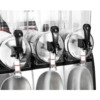 Máquina de Granita Profissional 3 Cubas 12 Litros