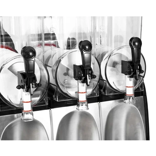 Máquina de Granita Profissional 3 Cubas 12 Litros