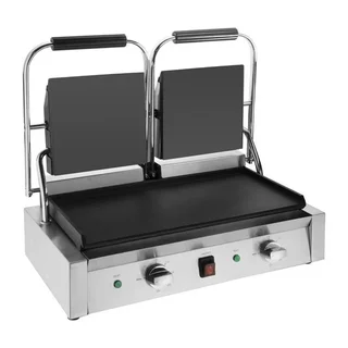 Double Contact Grill Bistro Smooth Plates 230V Professional