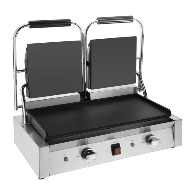 Double Contact Grill Bistro Smooth Plates 230V Professional