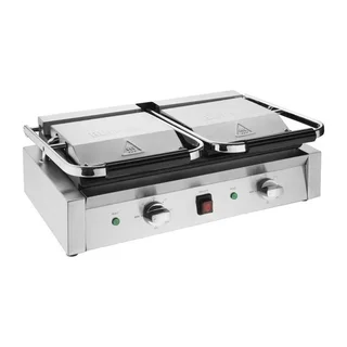 Double Contact Grill Bistro Smooth Plates 230V Professional