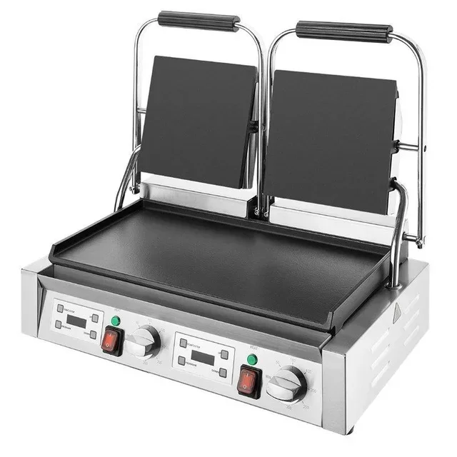 Double Contact Grill Smooth Surface