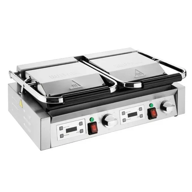 Double Contact Grill Smooth Surface