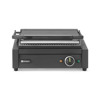 Grill de Contact Professionnel - Plaques Antiadhésives Rainurées - Surface 340 x 235 mm