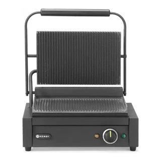 Grill de Contact Professionnel - Plaques Antiadhésives Rainurées - Surface 340 x 235 mm