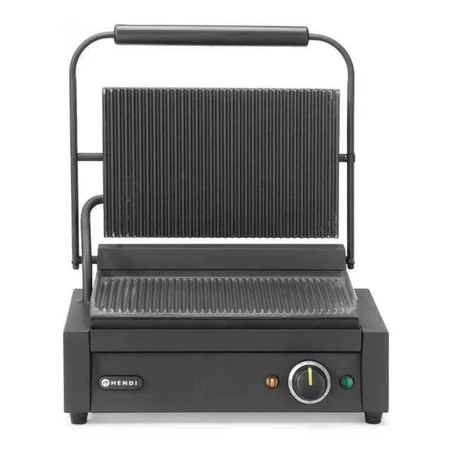Professional Contact Grill - Grooved Plates 340x235 mm - Cooking Surface 34x23.5 cm