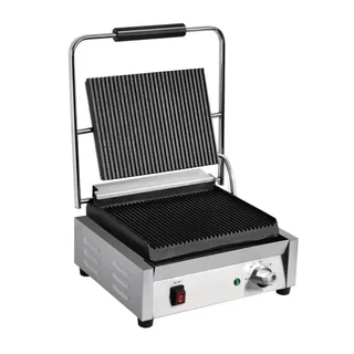 Electric Contact Grill Bistro Ribbed Double Sided