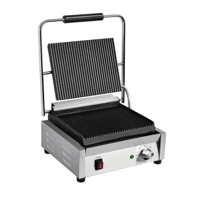 Electric Contact Grill Bistro Ribbed Double Sided