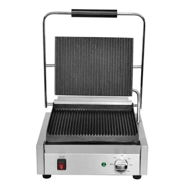 Electric Contact Grill Bistro Ribbed Double Sided