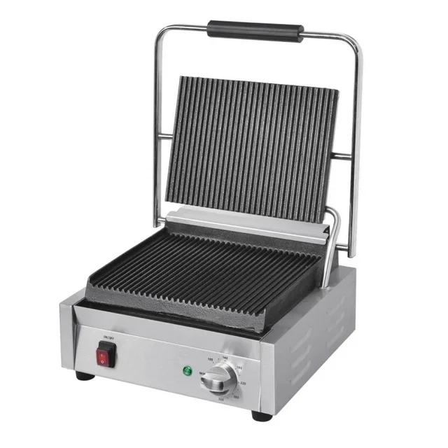 Electric Contact Grill Bistro Ribbed Double Sided