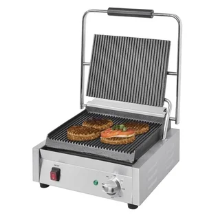 Electric Contact Grill Bistro Ribbed Double Sided