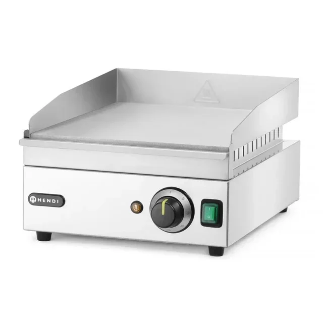 Electric Grill Smooth Plate 326 x 445 mm - Compact Cooking Appliance