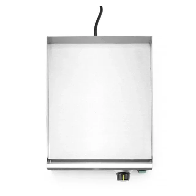 Grelha Elétrica Placa Lisa 326 x 445 mm - Aparelho de Culinária Compacto