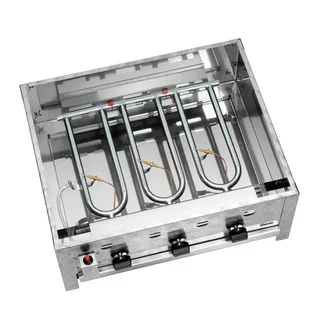 Outdoor Tisch-Gasgrill - Tragbares Kombimodell