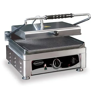 Panini Press with Ribbed Grill Plates - Simple and Efficient