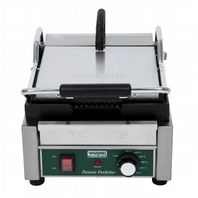 Panini Press with Ribbed Grill Plates - Simple and Efficient