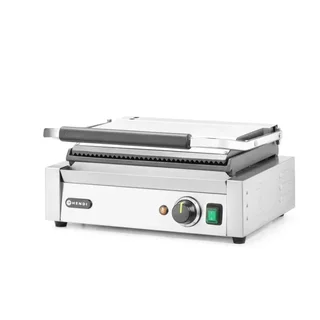 Professional Panini Grill - Mixed Ribbed and Smooth Plates