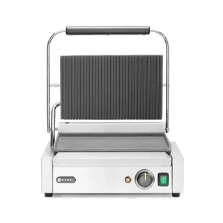 Professional Panini Grill - Mixed Ribbed and Smooth Plates